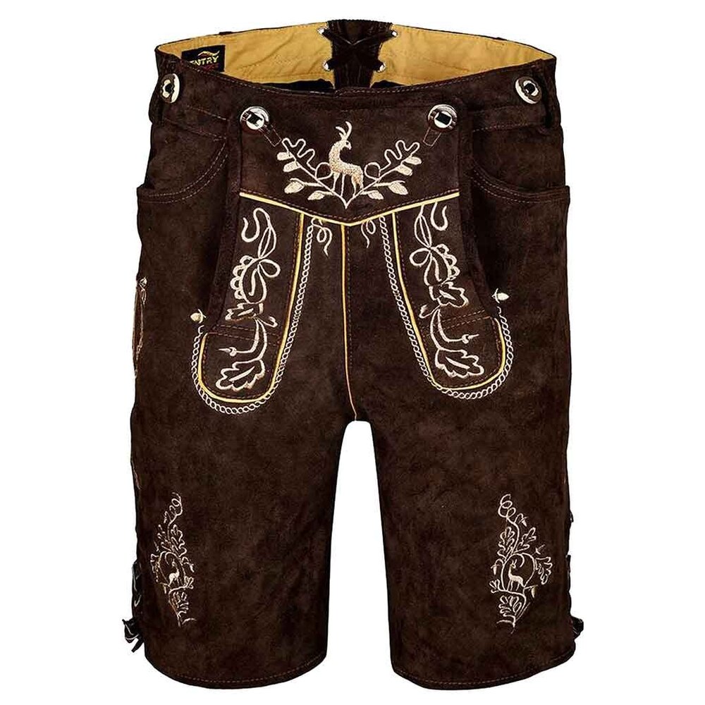 Men’s Oktoberfest Costume Bavarian Lederhosen Otto Dark Traditional German Wear